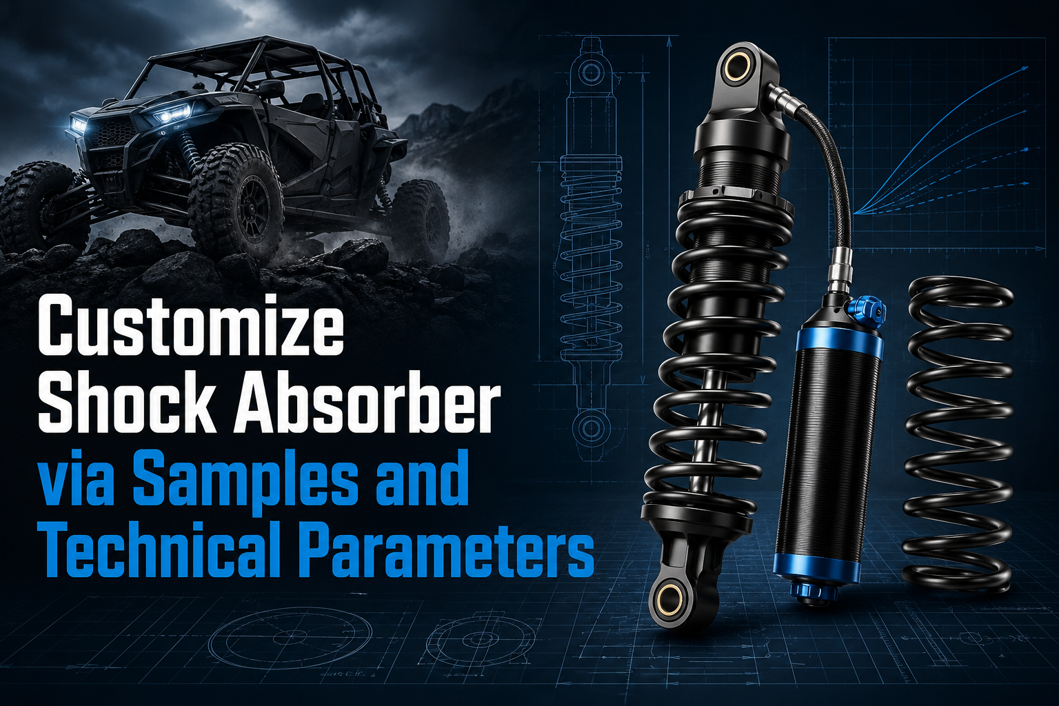 Customize shock absorbers by samples and specs