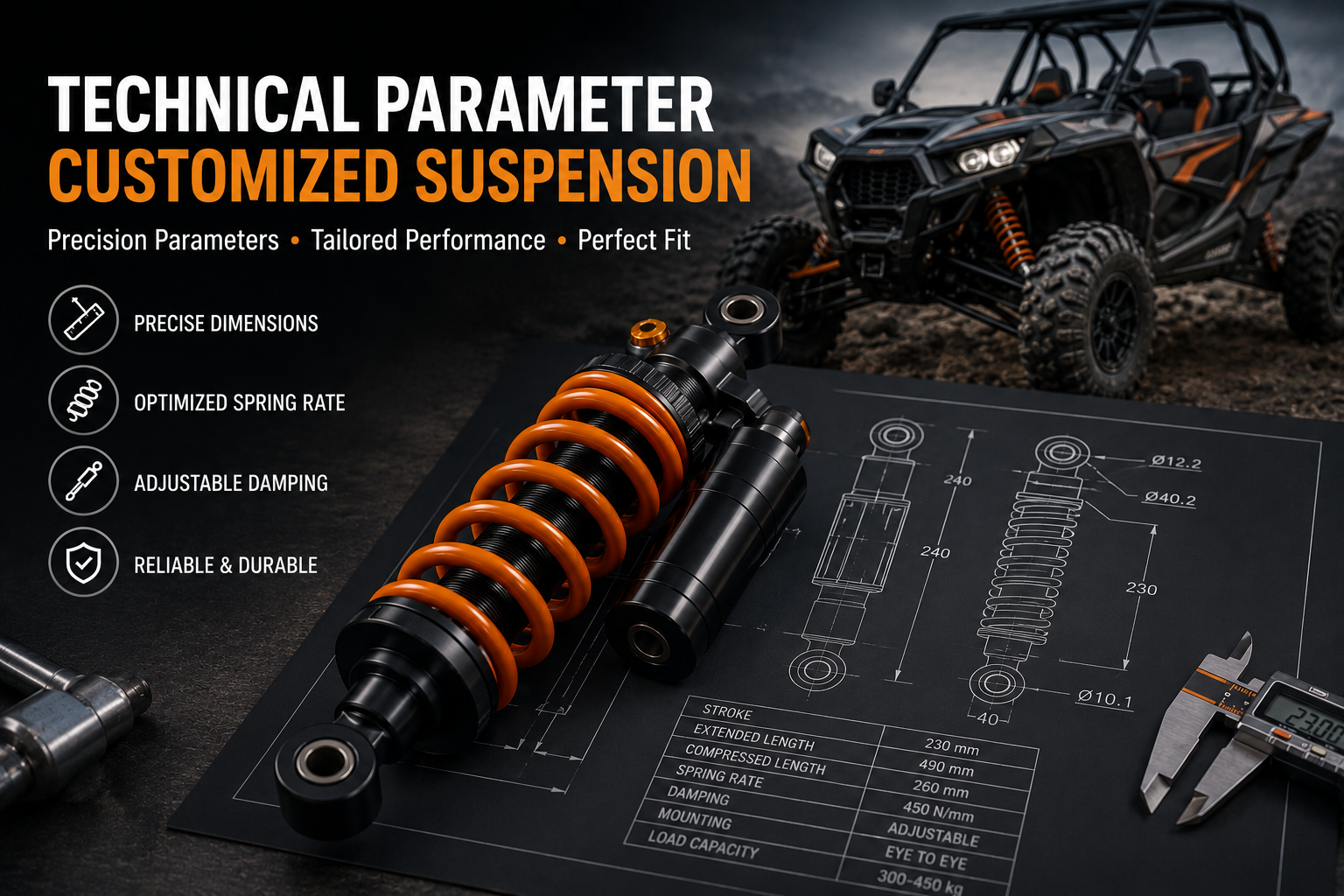technical parameter customized suspension