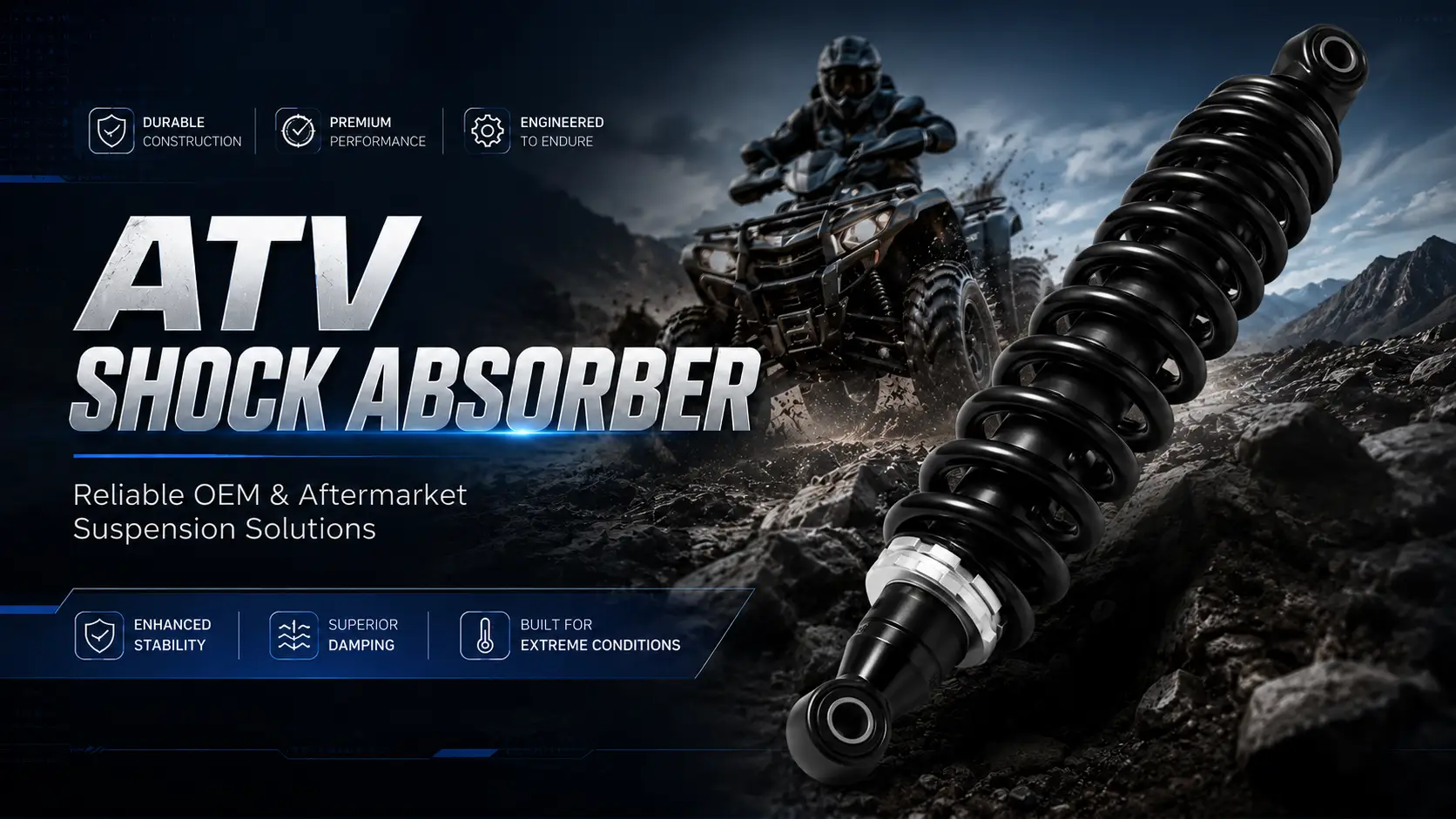 ATV shock absorber
