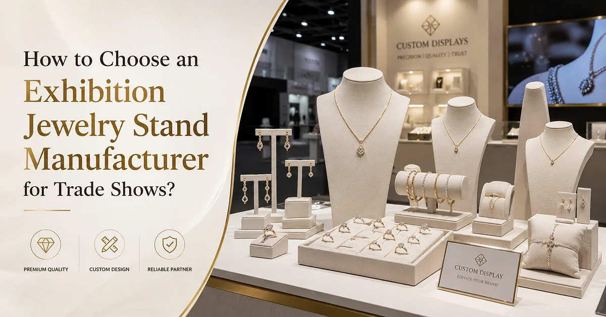 exhibition jewelry stand manufacturer