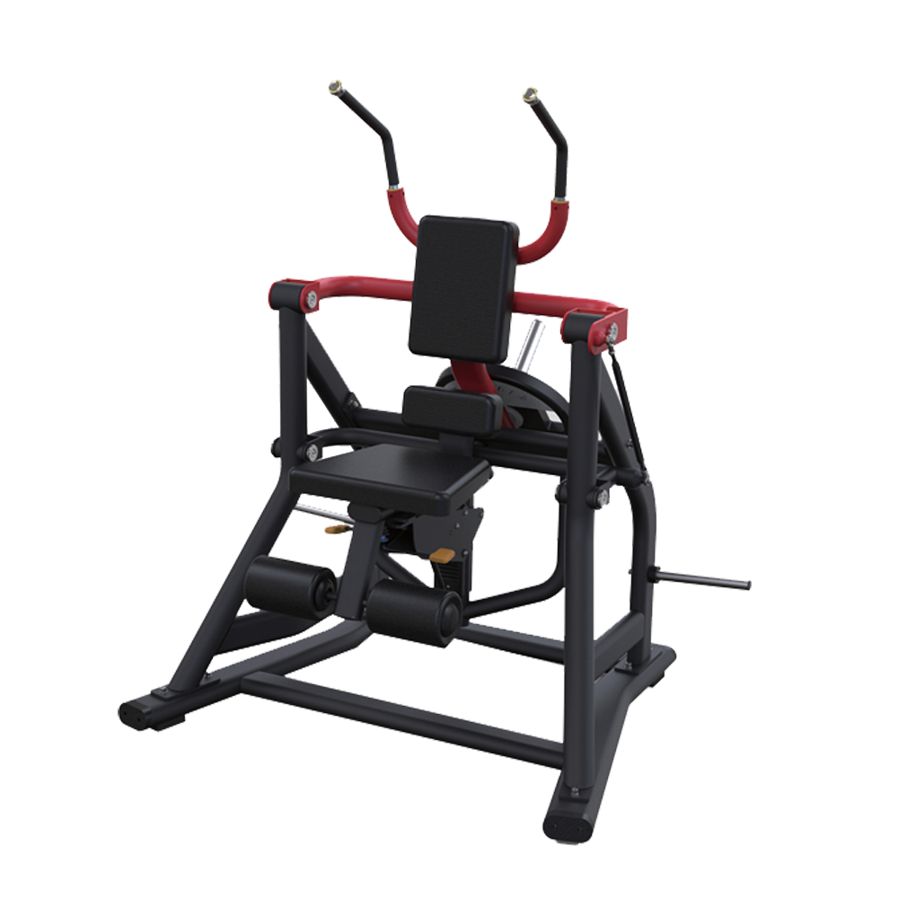 MND-PL20 Abdominal Oblique Crunch Machine | Commercial Grade Core Trainer for Gym & Fitness Center | Durable Steel Frame with Red & Black Finish