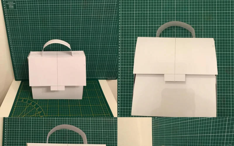 cardboard compartments used in bag manufacturing