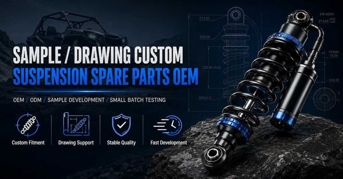 Sample Drawing Custom Suspension Spare Parts OEM