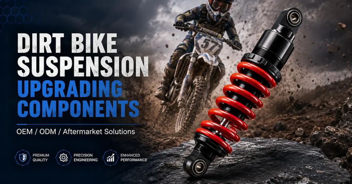Dirt bike suspension upgrading components