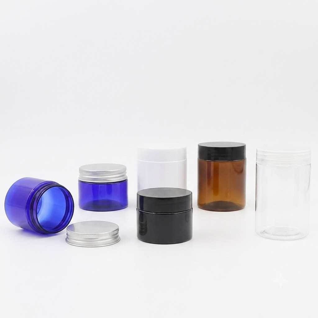 custom plastic jars