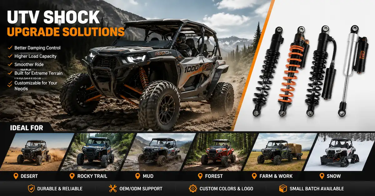 UTV Shock Upgrade Manufacturer: A Complete Guide for OEM and Aftermarket Buyers