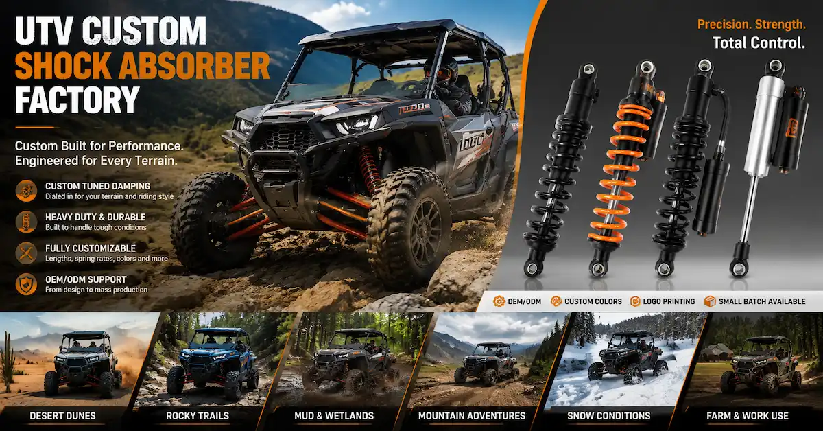 UTV custom shock absorber factory
