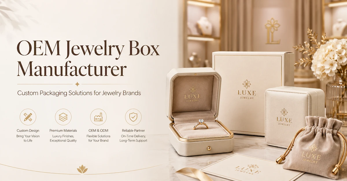 OEM Jewelry Box Manufacturer: How to Choose the Right Partner for Custom Packaging?