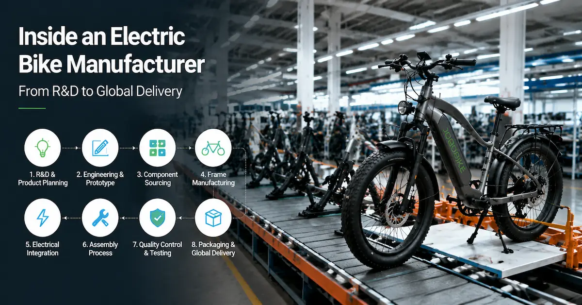 Electric bike manufacturing process