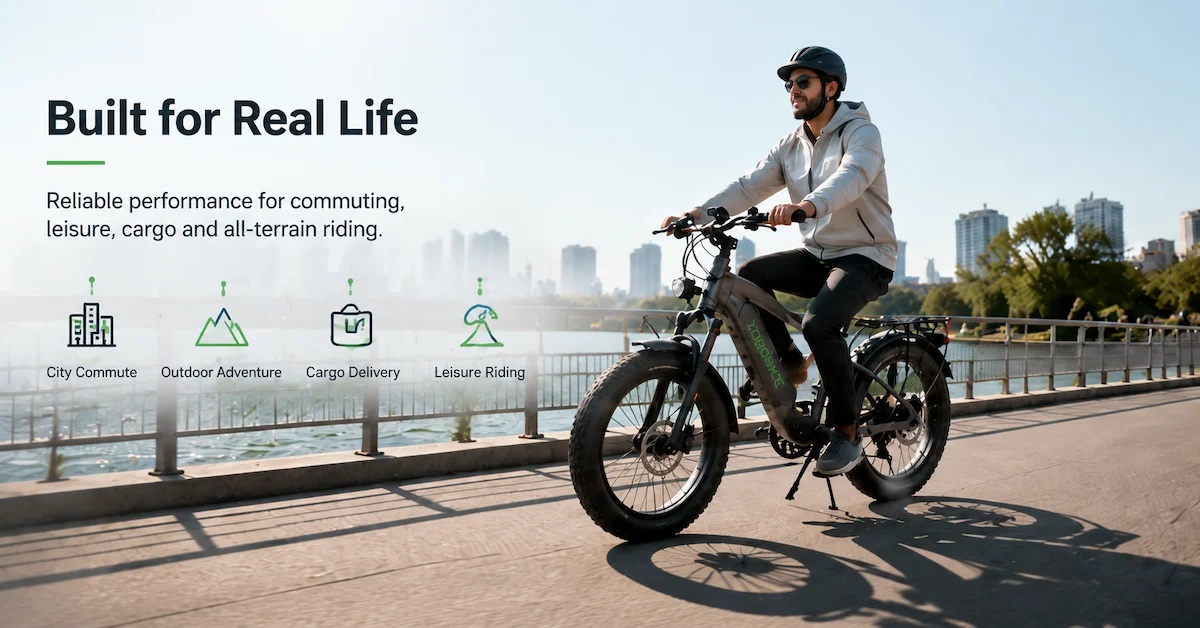 Electric bike for real life applications