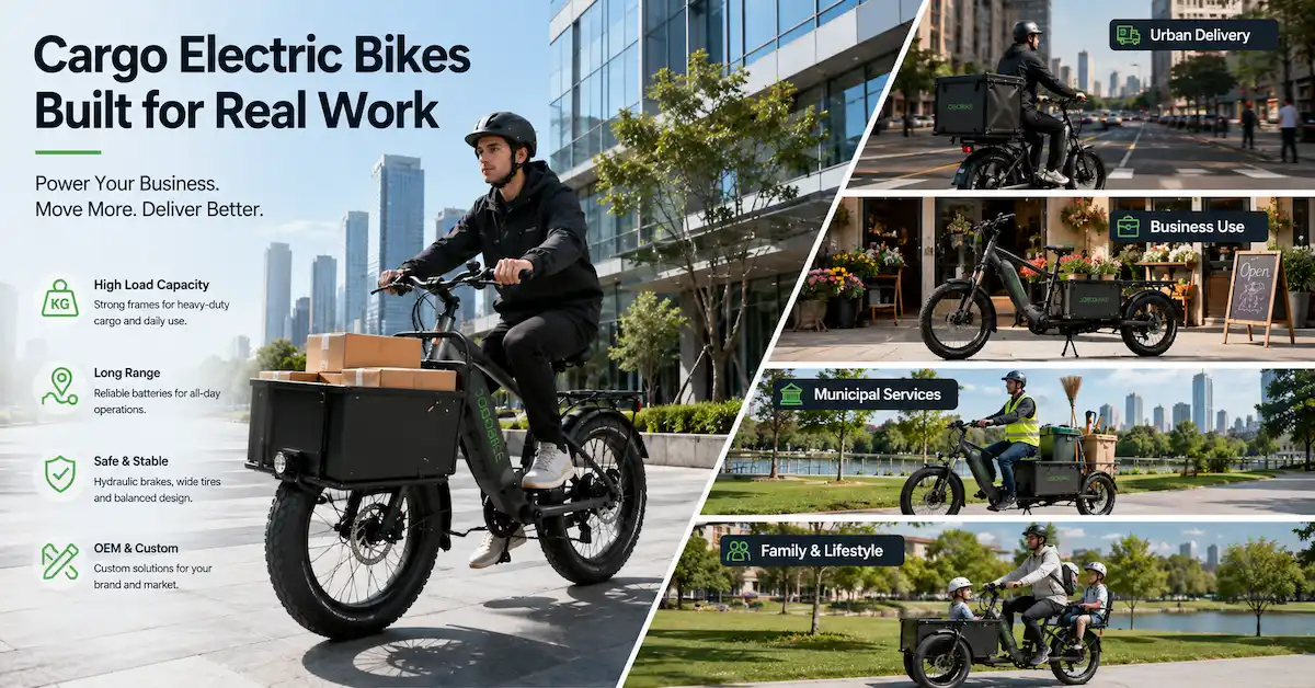 Cargo Electric Bike Manufacturer in 2026: Inside the Production Process Behind Commercial E-Bikes Cargo Electric Bike Manufacturer in 2026: Inside the Production Process Behind Commercial E-Bikes