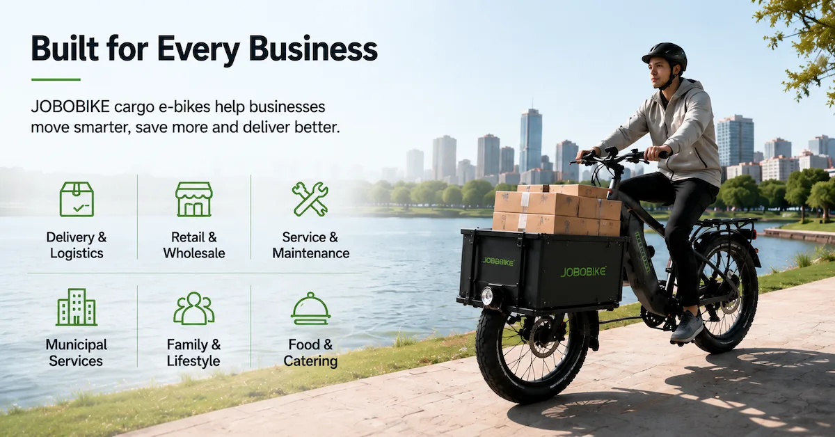 JOBOBIKE cargo e-bike business use