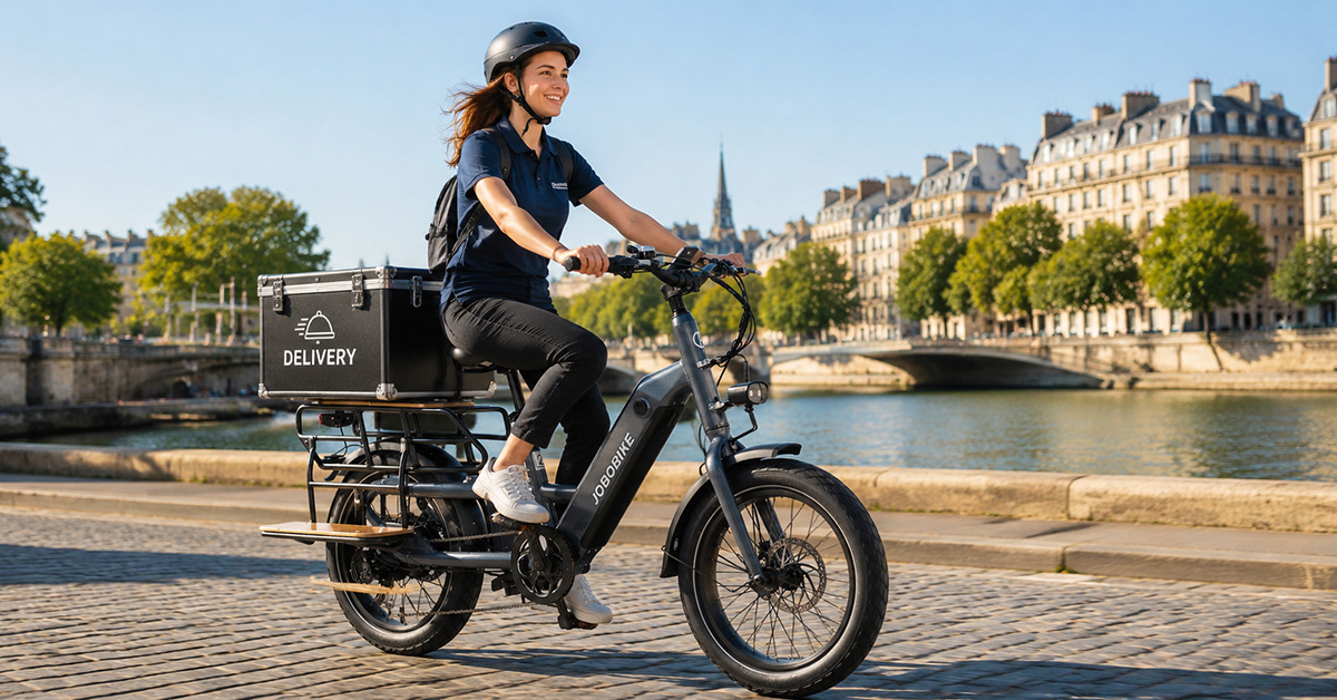 Urban delivery e-bike for efficient city transport