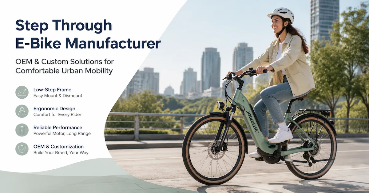 Step Through E-Bike Manufacturer: How to Choose the Right OEM Factory for Urban Mobility Step Through E-Bike Manufacturer: How to Choose the Right OEM Factory for Urban Mobility