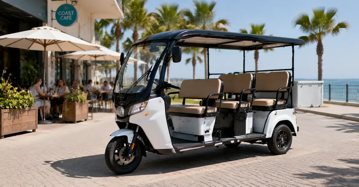 JOBOBIKE electric trike tourism vehicle