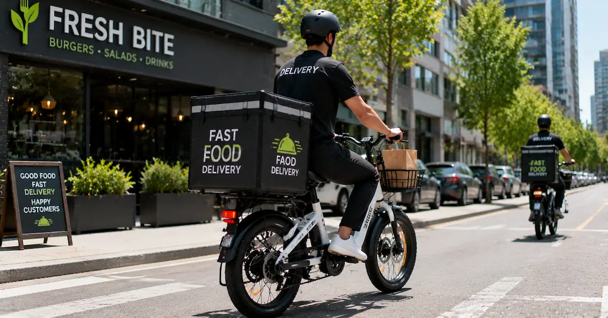 JOBOBIKE food delivery fleet e-bike