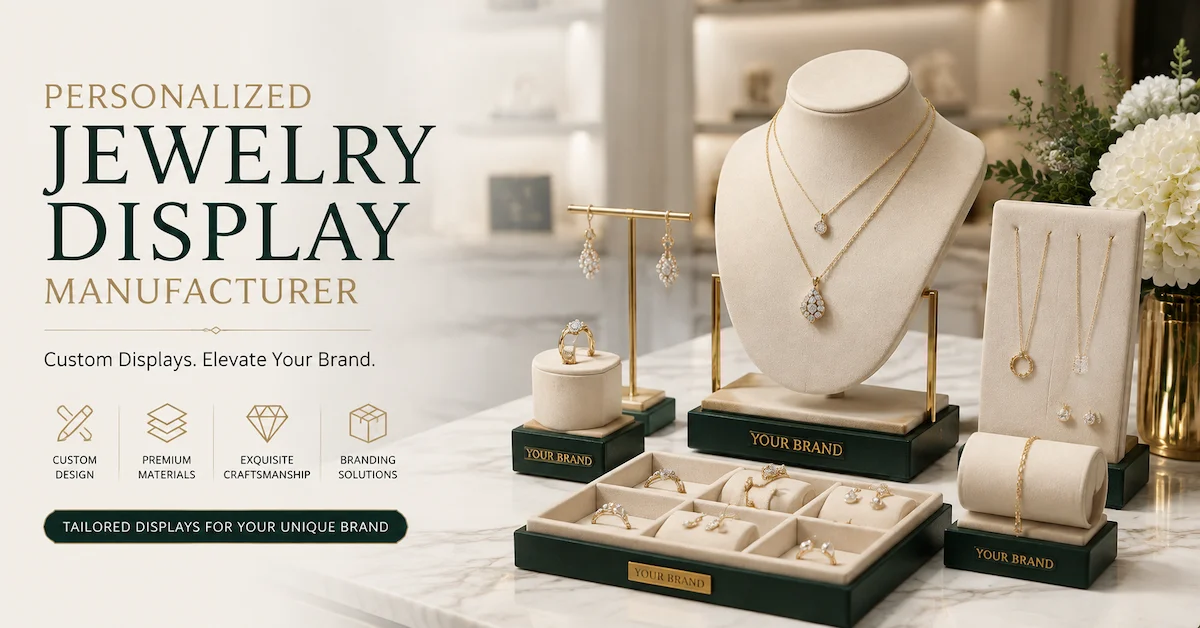 Personalized jewelry display manufacturer