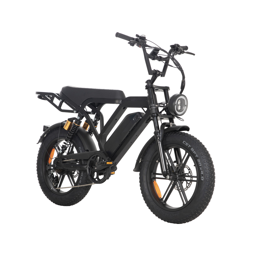 Bicicleta eléctrica de acero con neumáticos anchos de 20 pulgadas Bicicleta eléctrica de acero con neumáticos anchos de 20 pulgadas