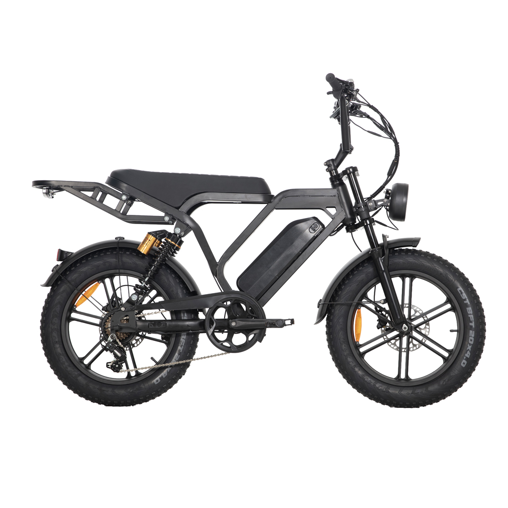 Bicicleta eléctrica de acero con neumáticos anchos de 20 pulgadas Bicicleta eléctrica de acero con neumáticos anchos de 20 pulgadas