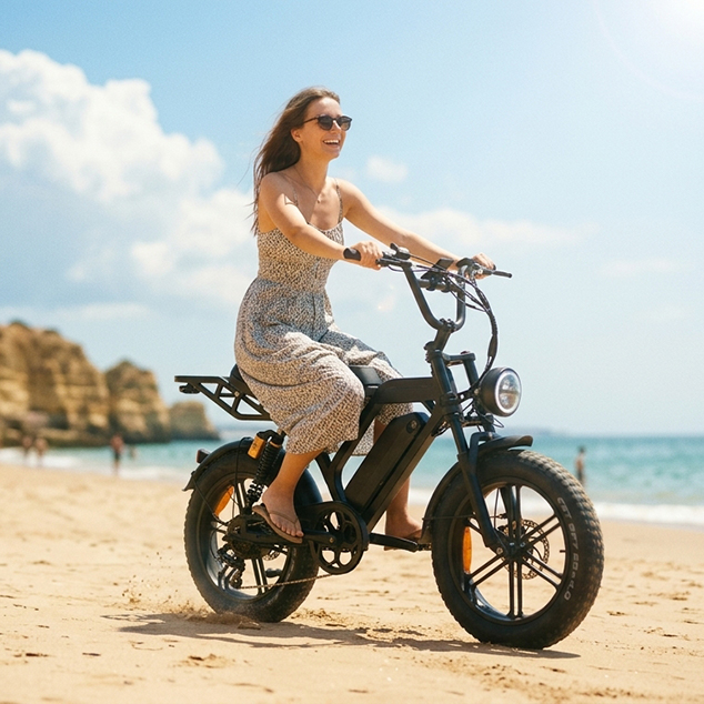 Bicicleta eléctrica de acero con neumáticos anchos de 20 pulgadas Bicicleta eléctrica de acero con neumáticos anchos de 20 pulgadas