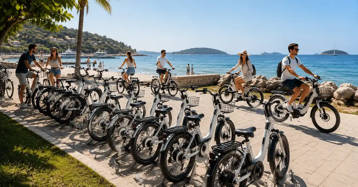 Coastal e-bike rental fleet