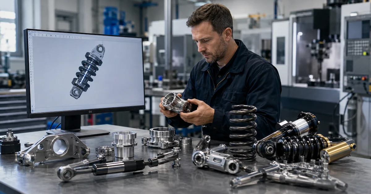 Custom suspension parts from drawings
