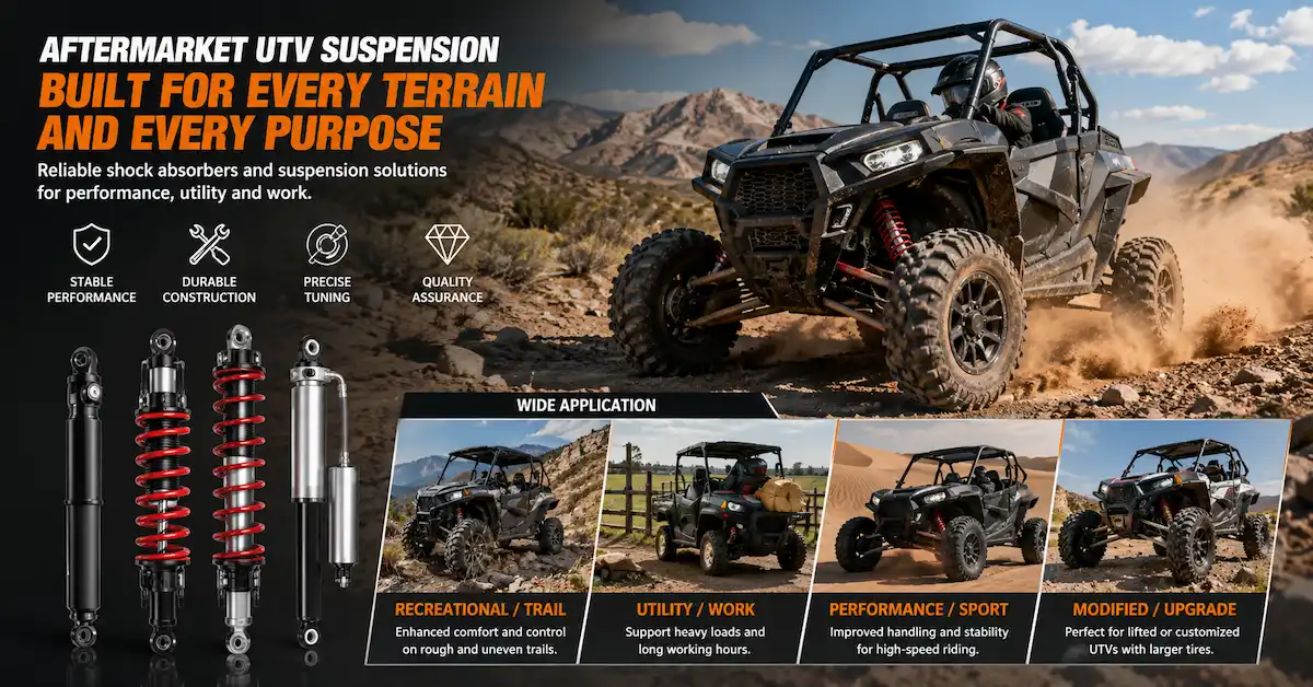 Aftermarket UTV suspension supplier