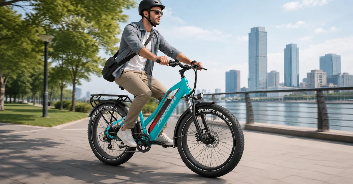 Off road e-bike mountain riding