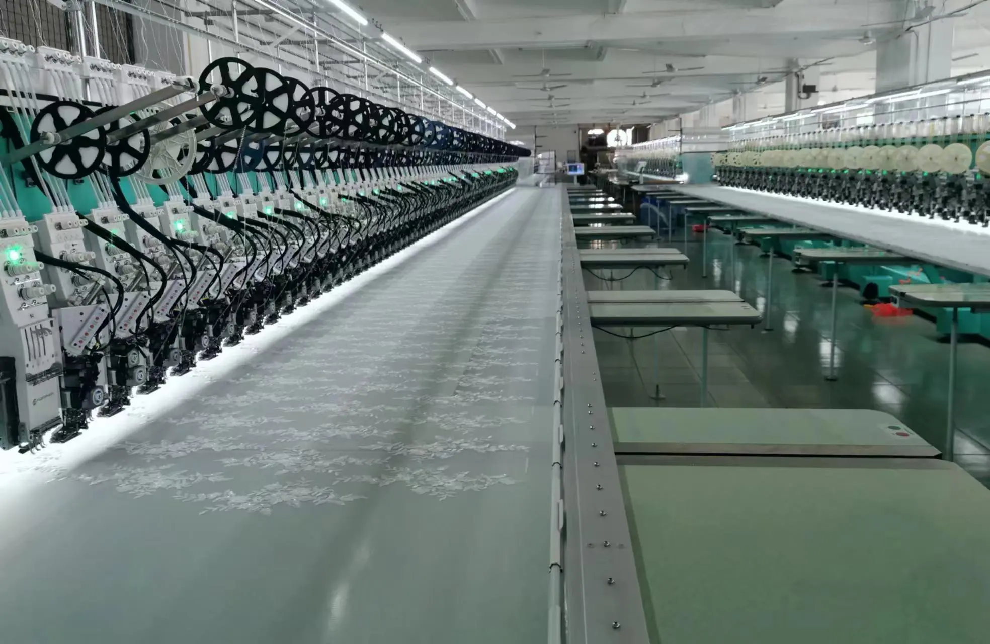 Lace fabric quality testing and inspection