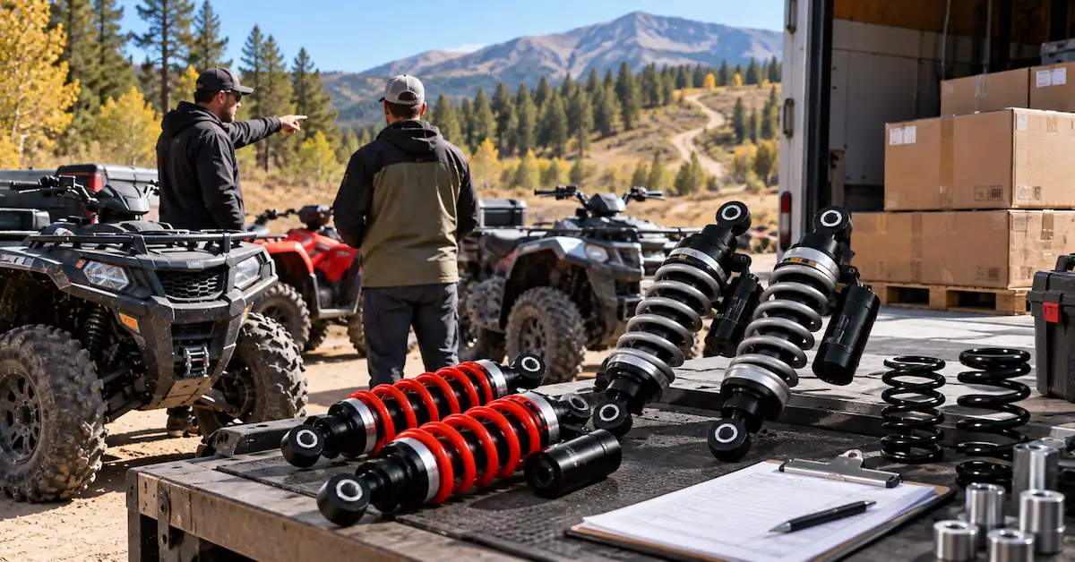 Aftermarket ATV suspension for distributors