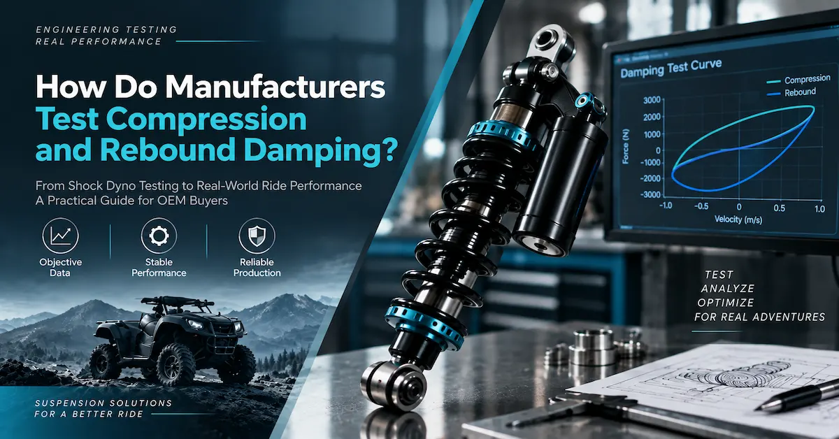 Compression and Rebound Damping Testing: How Shock Manufacturers Verify Performance