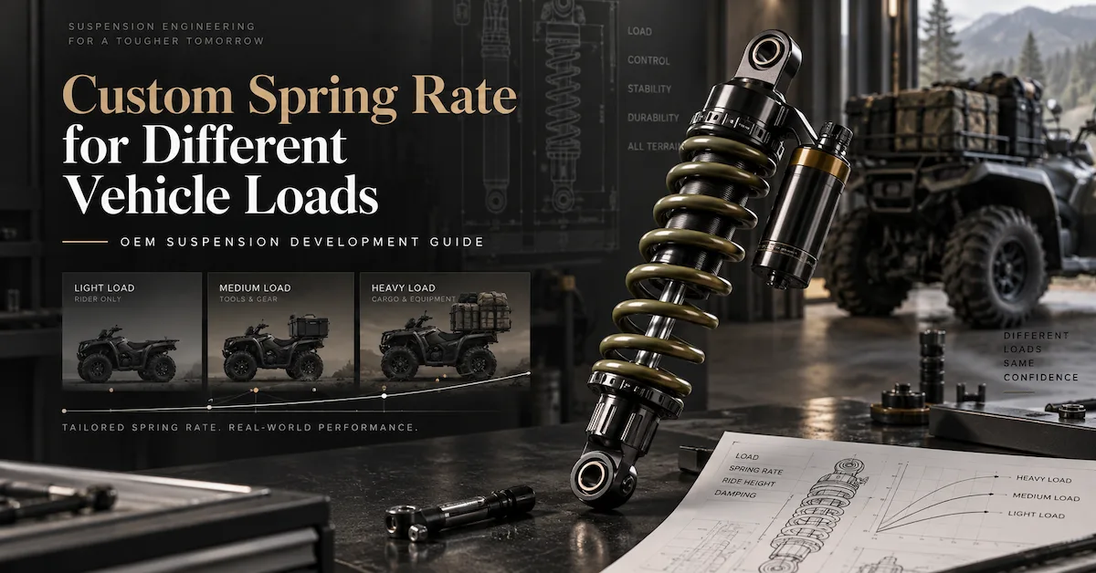 Custom Spring Rate for Different Vehicle Loads: How OEM Buyers Define the Right Setup