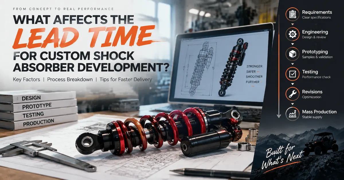 custom shock absorber development lead time