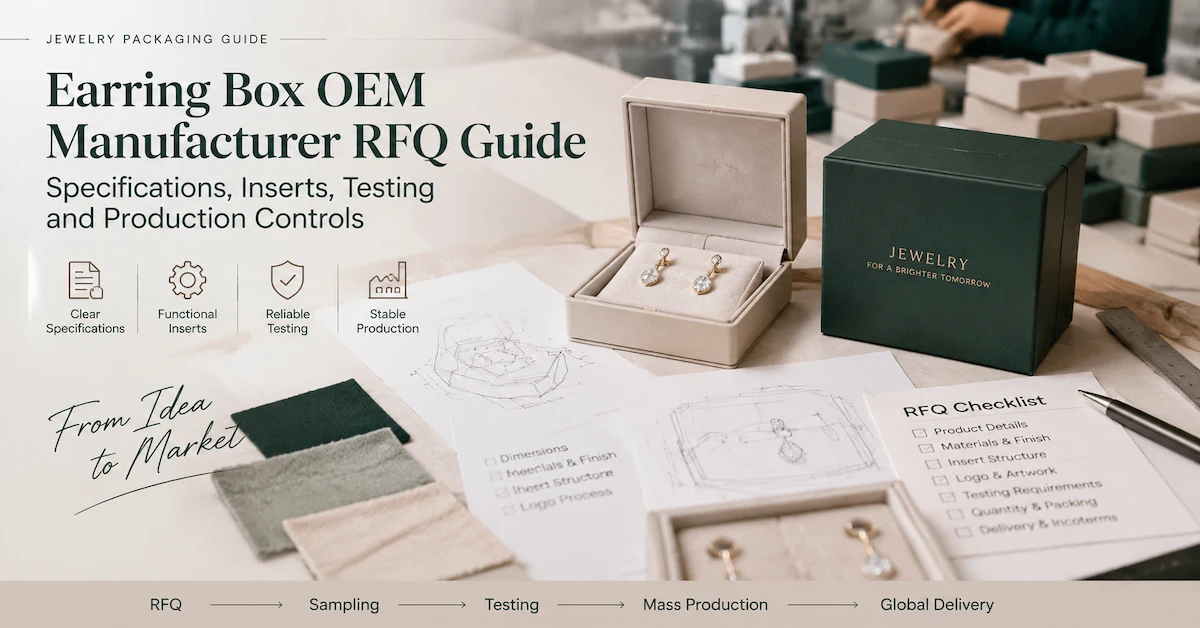 Earring box OEM manufacturer RFQ guide cover