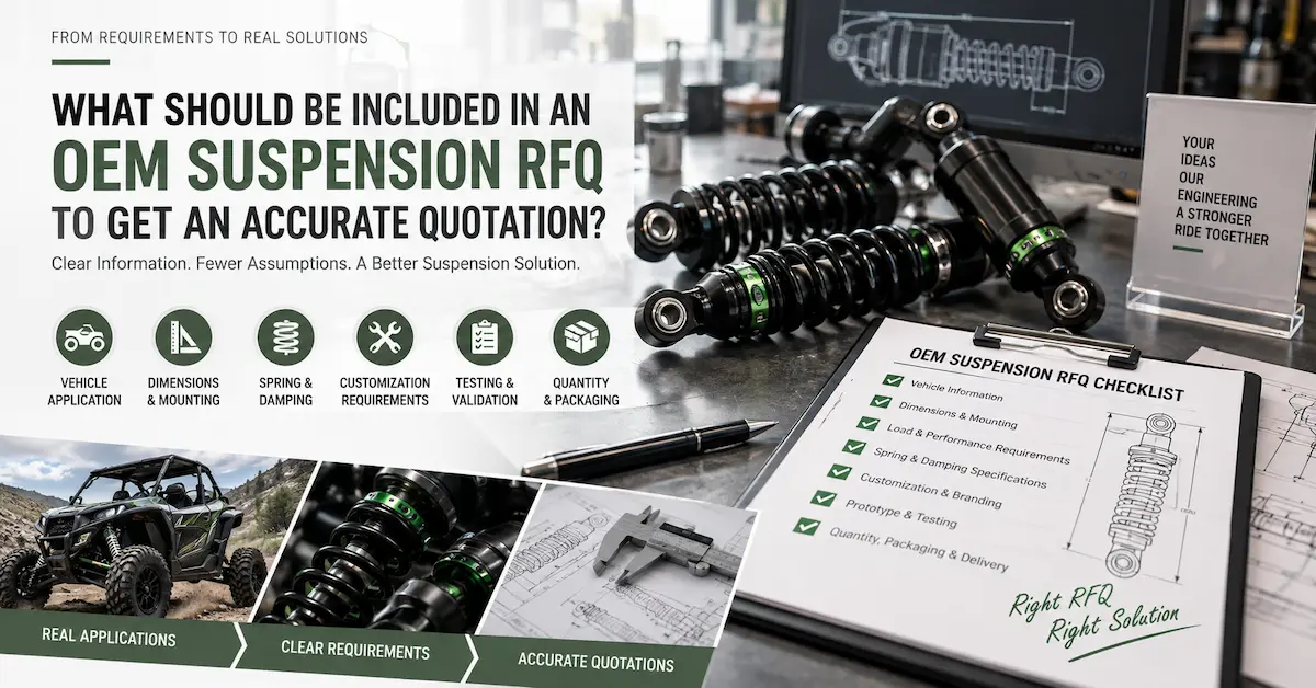 What Should Be Included in an OEM Suspension RFQ to Get an Accurate Quotation?