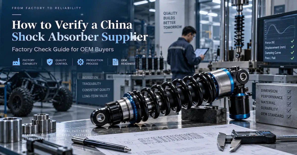 How to Verify a China Shock Absorber Supplier Is a Real Factory for OEM Projects