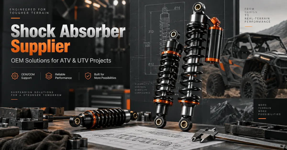 How to Choose a Reliable Shock Absorber Supplier for OEM ATV and UTV Projects