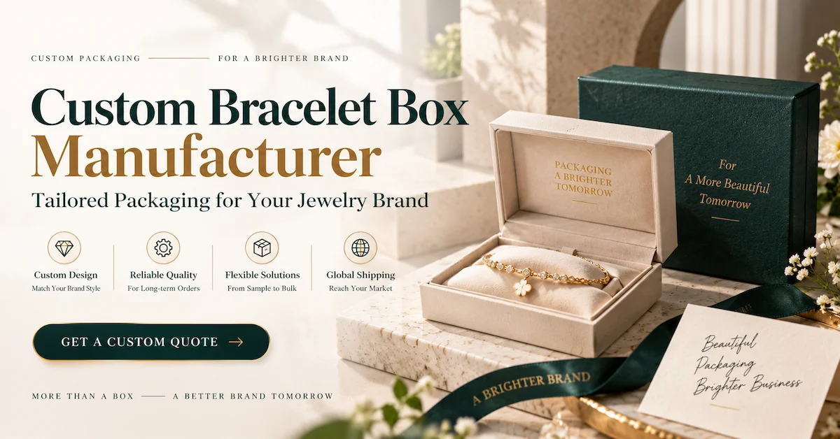 bracelet box custom manufacturer