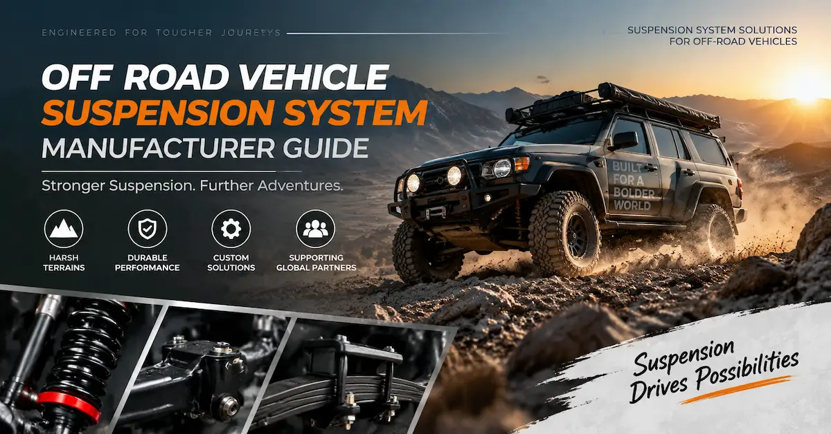 Off-Road Vehicle Suspension System Manufacturer: How OEM Buyers Build a Production-Ready Specification