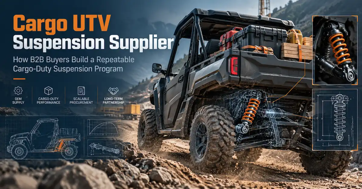 Cargo UTV suspension supplier for heavy loads