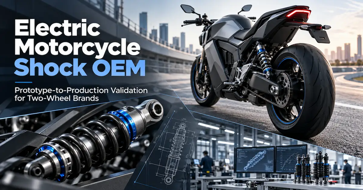 Electric motorcycle shock OEM