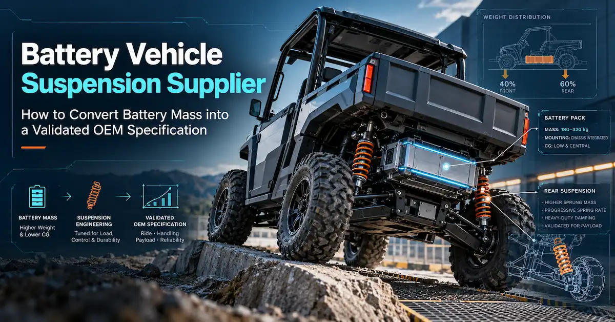 Battery Vehicle Suspension Supplier: How to Convert Battery Mass into a Validated OEM Specification