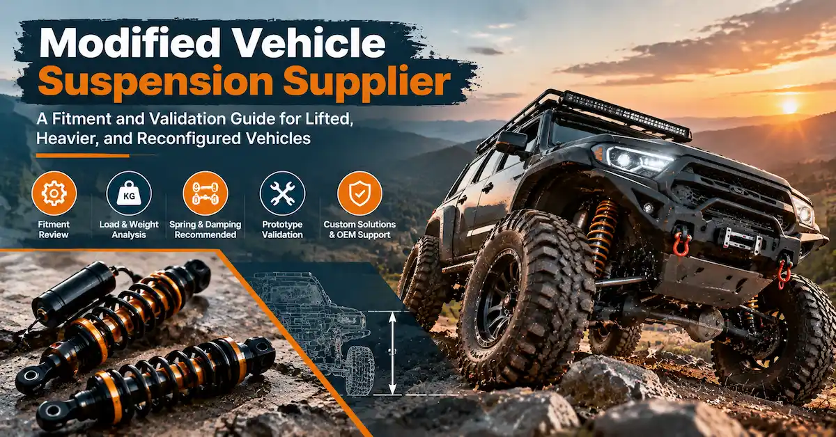 Modified vehicle suspension supplier for 4x4s